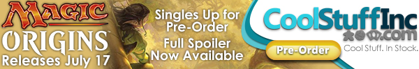 Order Magic Origins booster boxes and singles from CoolStuffInc.com today!